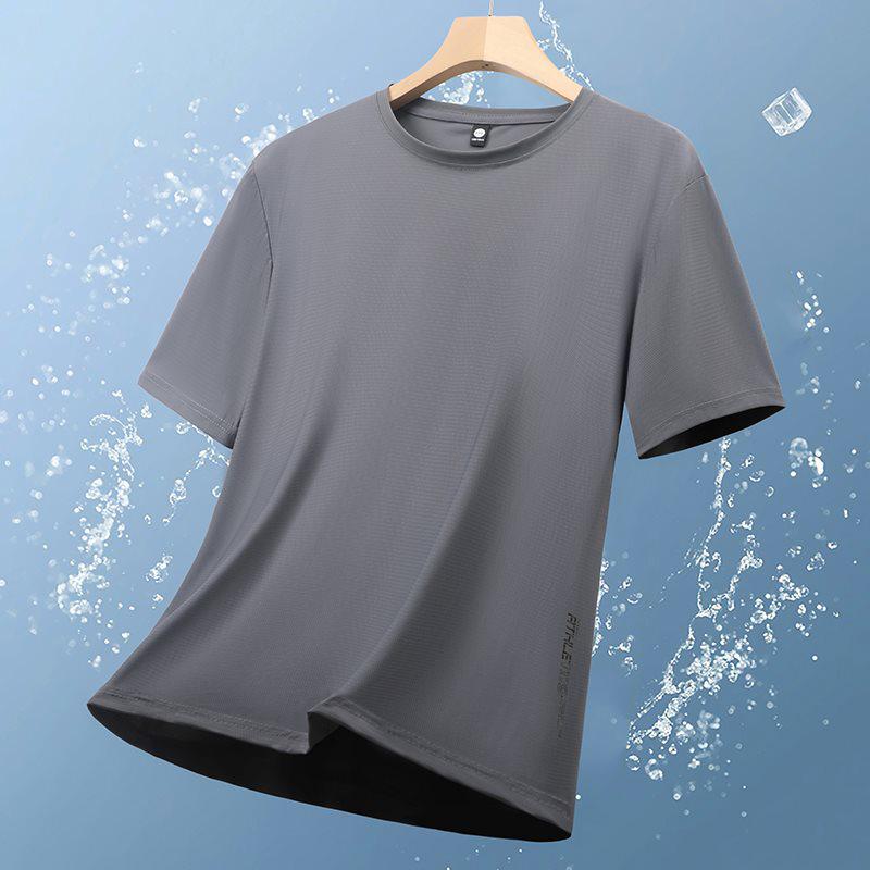 

Summer 2026 Men s High-Quality Ice Silk Snake Skin Pattern T-Shirt – Lightweight, Breathable, and Fashionable 4XL