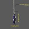 Healing Crystal Pendant Necklaces Pointed Stone Charm Necklace Spiritual Gemstones Pendants Jewelry for Women Girls