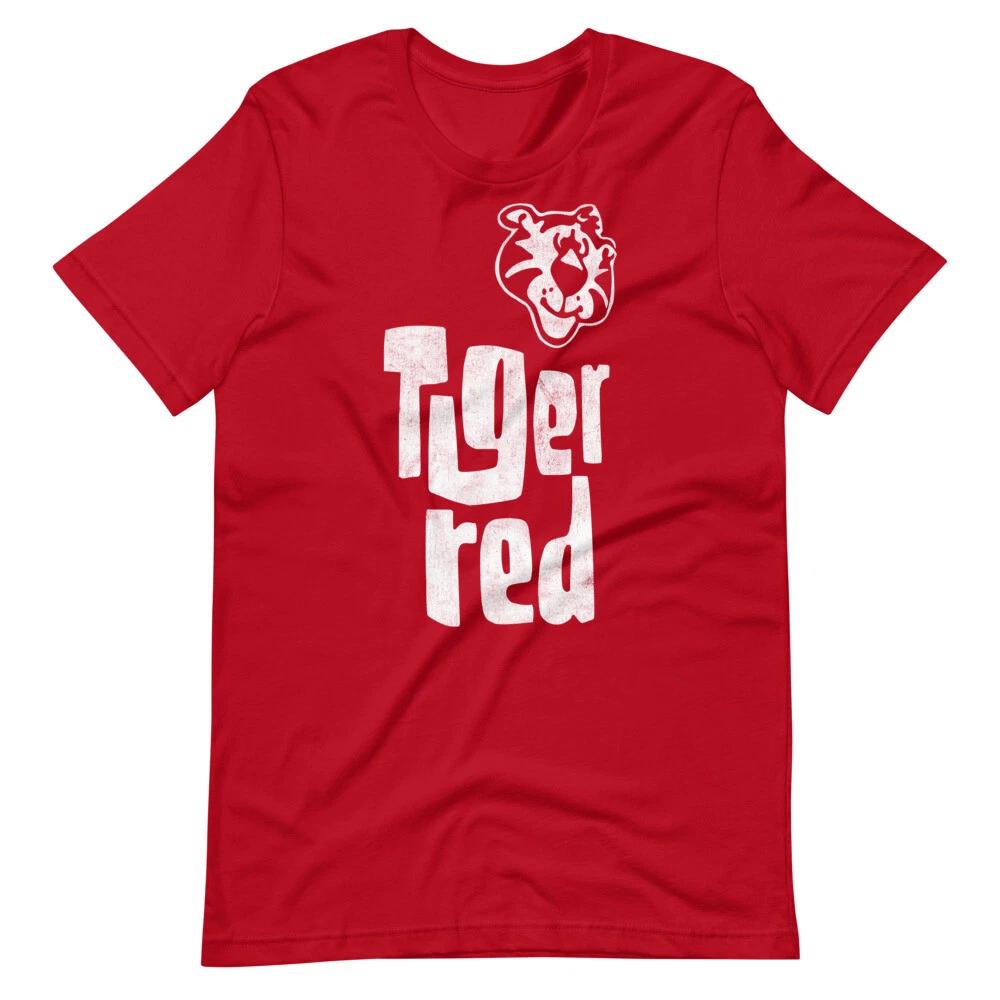 TIGER RED CREAM SODA Drink Tee Shirt Short-Sleeve Unisex T-Shirt 4XL