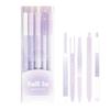 Pack Of 5 Unique Color Transformation Press Ballpoint Pen Fast Drying Ink Suitable For Diary Office Use