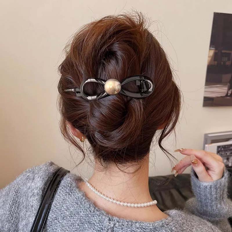 Elegante Damen Haarspangen Gedrehte Ausgehöhlte Haiklammern Rutschfest Pferdeschwanz Twist Haarnadel Mädchen Koreanische Haaraccessoires Geschenk