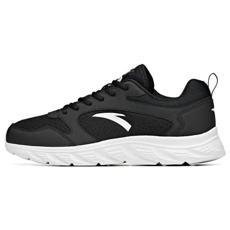 Anta Shock Absorbers Slip Resistant Low Top Running Shoes Men's Black White Sneakers 912525502F-6