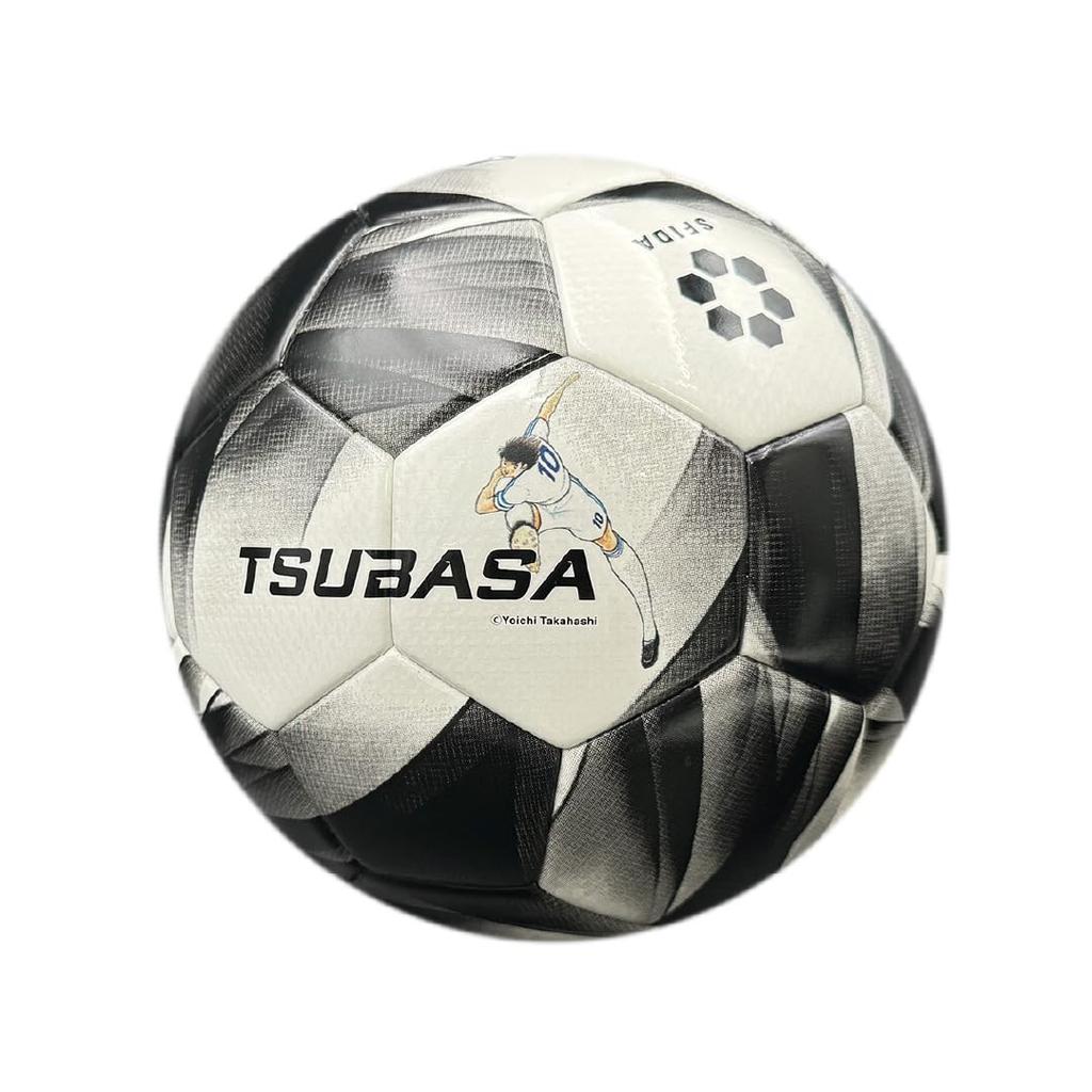 [JFA Certified Ball] SFIDA TSUBASA Soccer Ball, Size 4, Elementary School Certified, Official Match Ball (Black), Captain Tsubasa Collaboration
