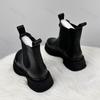 Stivaletti Chelsea da Donna 2026 Stivali Invernali Caldi in Peluche Comodi Antiscivolo Stivaletti alla Caviglia Moda Stile Britannico Scarpe a Punta Tonda