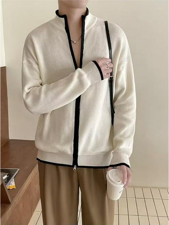 Trendiger Strick-Cardigan im koreanischen Stil - Lässig, vielseitig, warm und hochwertige Oberbekleidung.