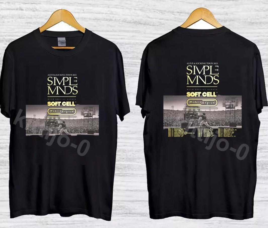Simple Minds Bring Alive Kicking Tour 2026 T-shirt size S-5XL XXXL