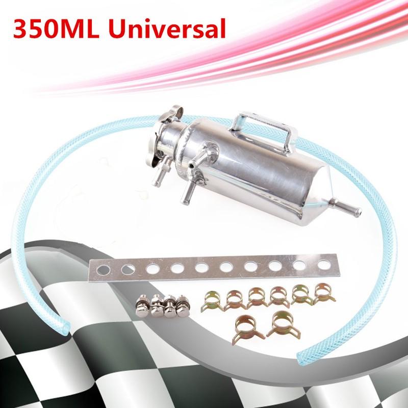 

Car Overflow Catch Tank Radiator Coolant Expansion Tank Bottle Header Aluminum