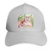 Happy Floppa Baby and Mom  Caracals Baseball Cap Hood Rave Big Size Hat Anime Hat Womens Hats Unisexs