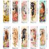 10Pcs Horse DIY Diamond Bookmark Art Projects Irregular Shaped Diamonds Diamond Painting Art Bookmarks for Reading Enthusiasts
