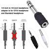 3.5mm Female To 6.35mm(1/4 Inch) Male Stereo Headphone Audio Adaptor/Microphone Plug Jack Adapter Converter