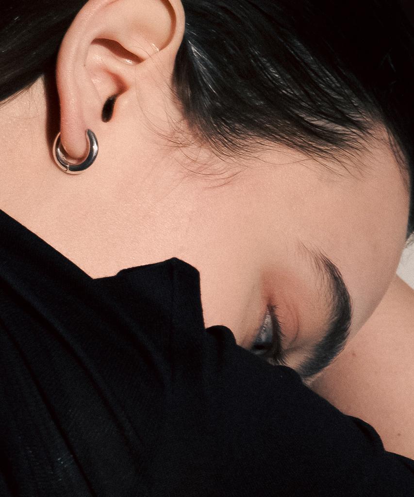 Tacit Lowkey Hoop Small Earring