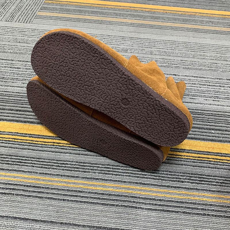 Fashion Fashion Round Toe Women Ankle Boots Flats Shoes Female Slip On Footwear Flock Ladies Modern Short Boots Shoes lady