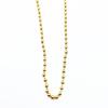 2023 Korean Style Gold Bead Titanium Steel Necklace for Women - Elegant Short Collarbone Chain