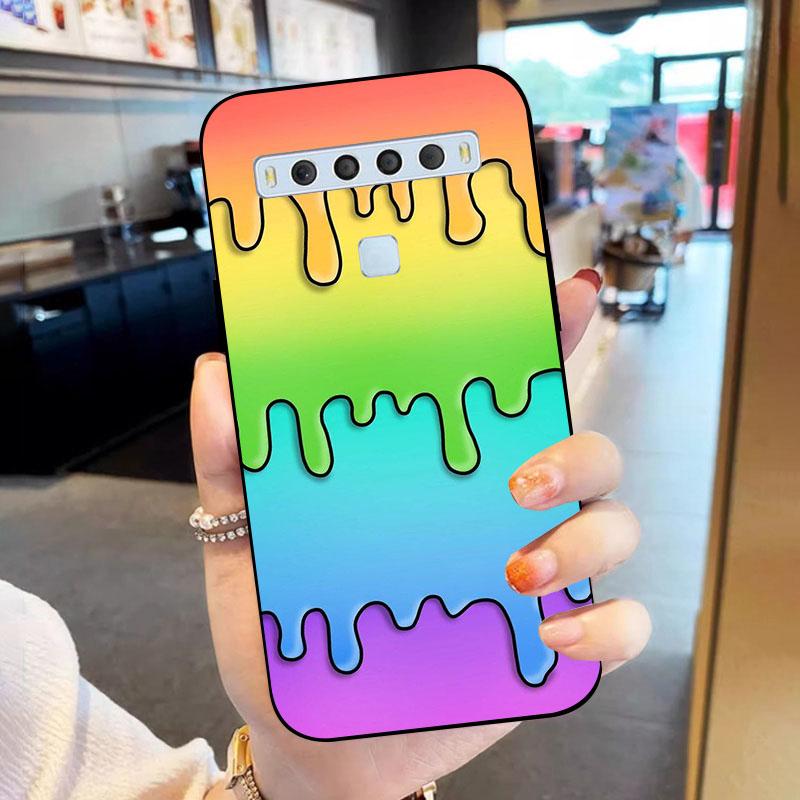 For TCL 10L Case T770H T770B Back Cover For TCL 10 Lite Case Coque Shockproof Soft TPU Silicone Phone Case 10 L 10Lite Fundas