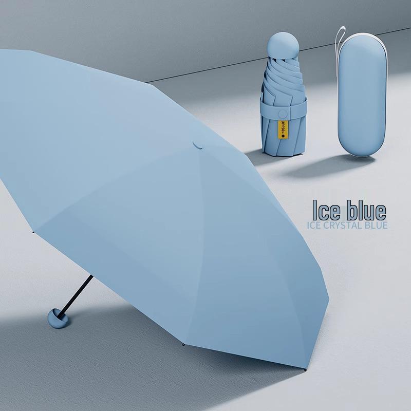 "Portable Capsule Umbrella: Compact, High-End Sunshade & Rain Protection"