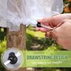 4PCS Bird Netting for Blueberry Bushes Fruit Trees Mesh Bag with Drawstring Garden Insect Netting Pest Barrier Plant Row Cover White Mosquito Net