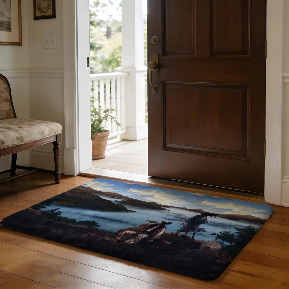 VVagabond Manga Anime Floor Mat Soft Flannel Absorbent Mat Non-Slip Rug Home Bedroom Bathroom