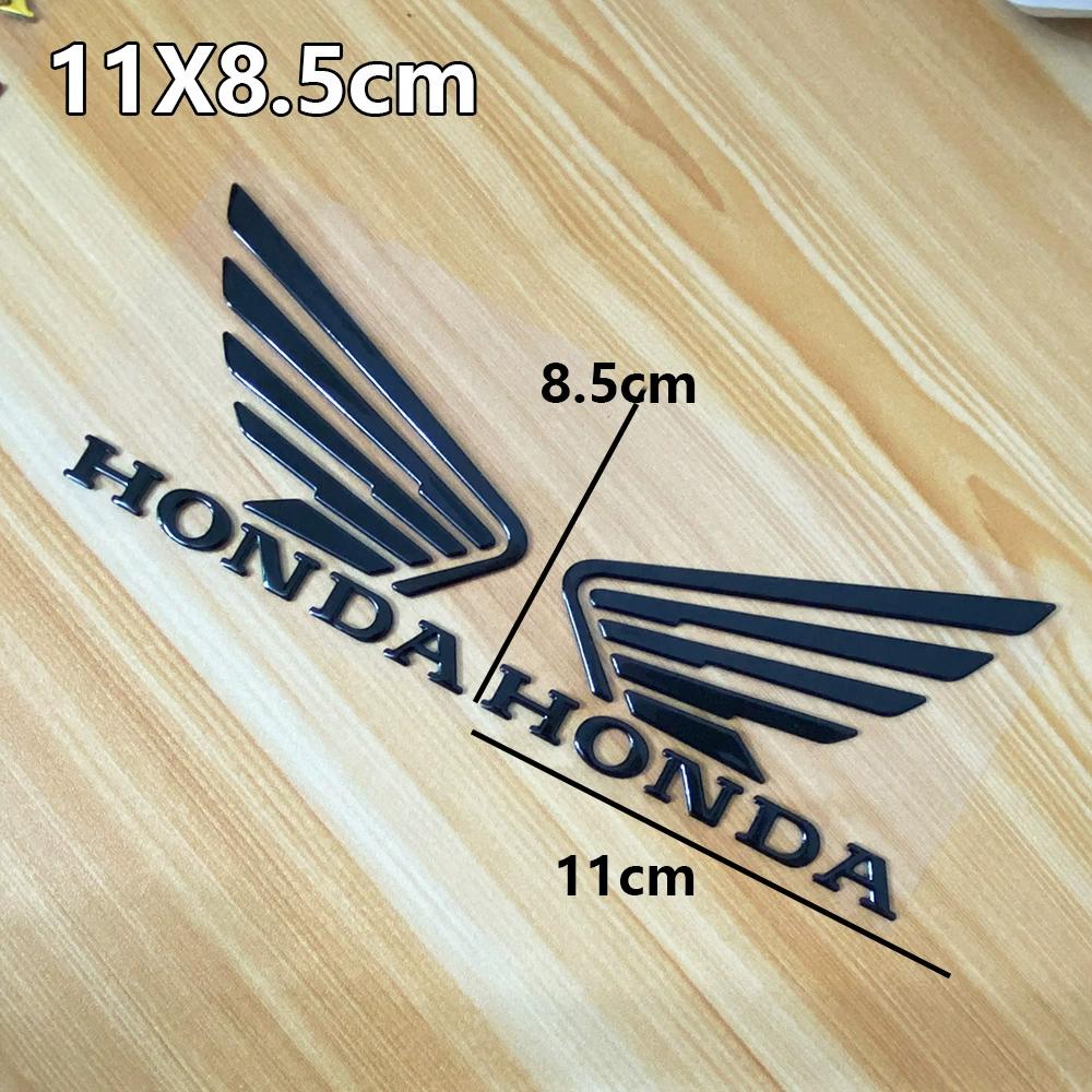 CKU5 Honda Motorcycle Modification Set Logo 3D Sticker HONDA Electroplated Letter Label Waterproof Sticker Moto Accessories Cbr 600
