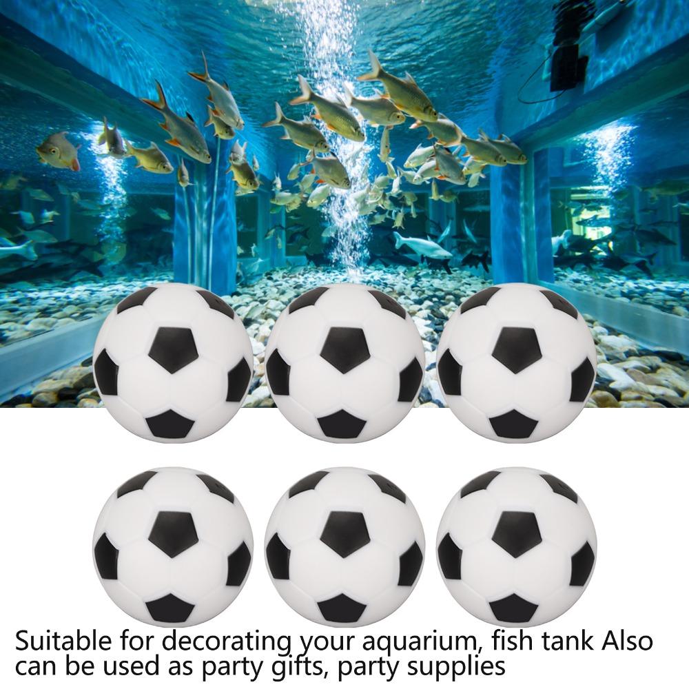 10 Pcs Set Aquarium Decor Fish Tank Soccer Decoration Aquarium Decor Ball Fish Tank Decoration