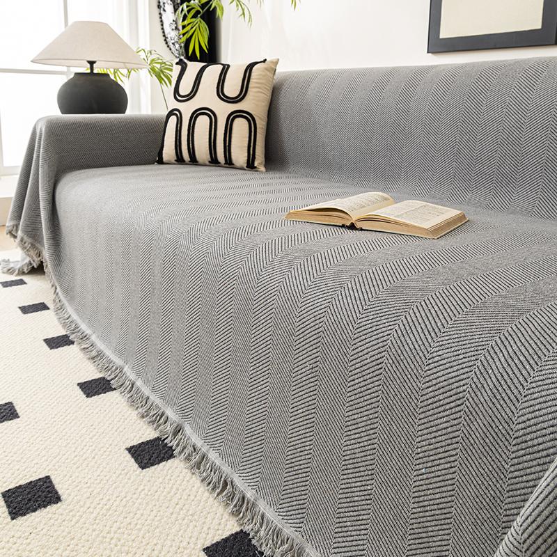 

1 шт. Чехол для дивана, универсальный чехол для дивана на все времена года, нескользящий чехол для дивана, защитный чехол для подушки дивана, подходит для F 180x130cm серый