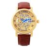 Tisento Ts50061 Men'S Automatic Skeleton Leather Watch