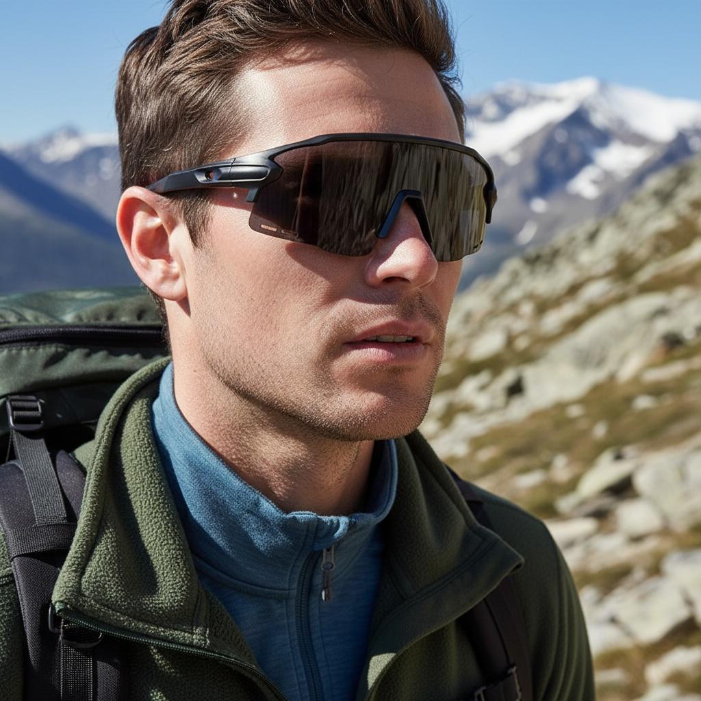 Outdoor Großer Rahmen Bunte Radsportbrille Sport Sonnenschutz Reise Foto Mode Sonnenbrille Neues Modell 835