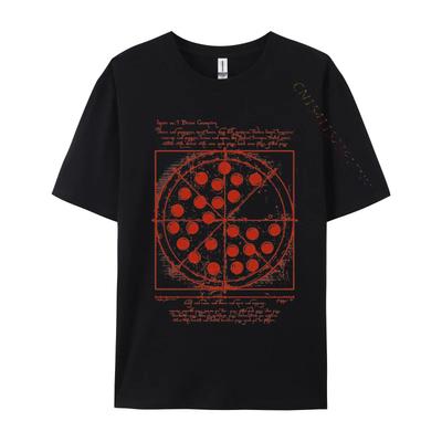 Davinci Vitruvian Man Pizza Pizzeria Pizza Chef Pizza Night Fitted Youth Men Tshirt Cotton Custom Tops & Tees Funny Tops Tees