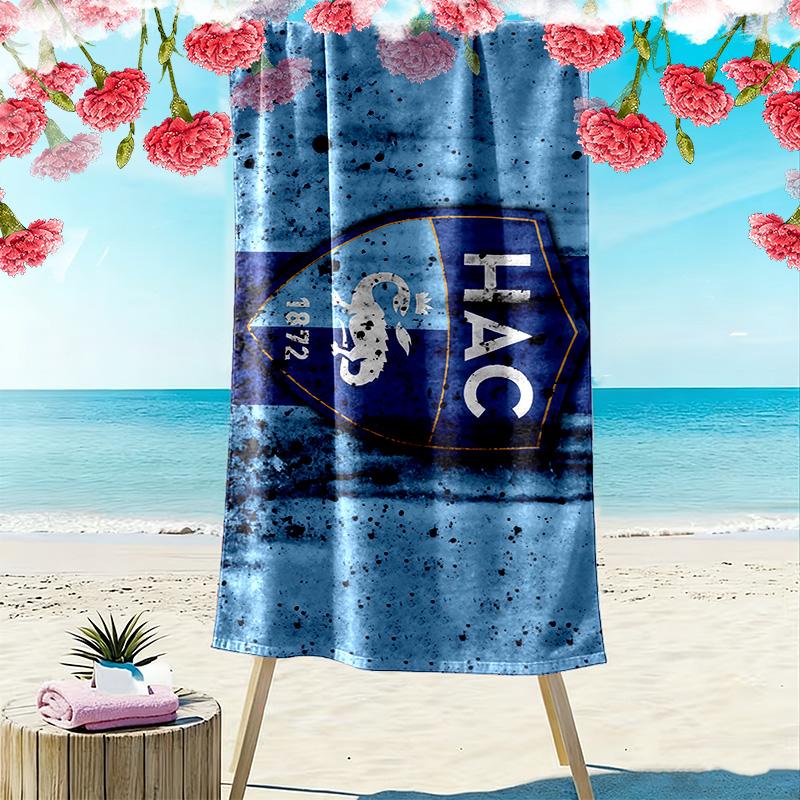 Le Havre Athletic Club Print Beach Towel, Large Soft Quick Dry Towel for Beach Camping Swimming