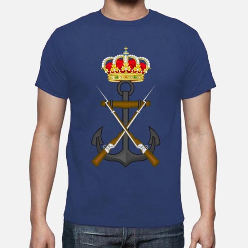 Infantería De Marina Española Men TShirt Short Sleeve Casual 100 Cotton ONeck Summer TShirt Size S3XL