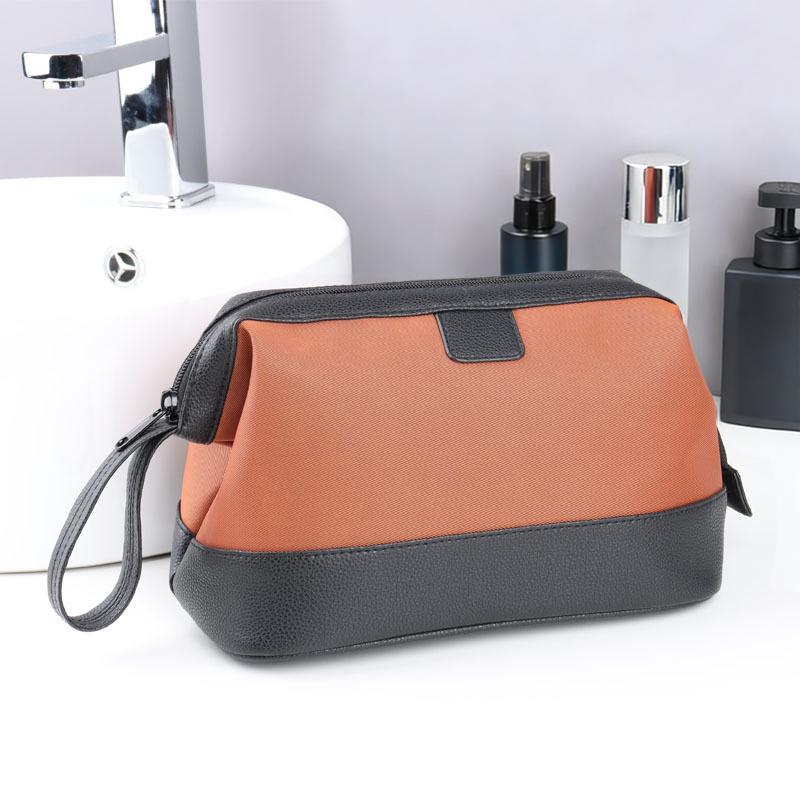

Storage Travel Wash Pouch Zipper Man Women Waterproof Makeup Cosmetic Bag Wet and Dry Separation Organizer Toiletry Bag