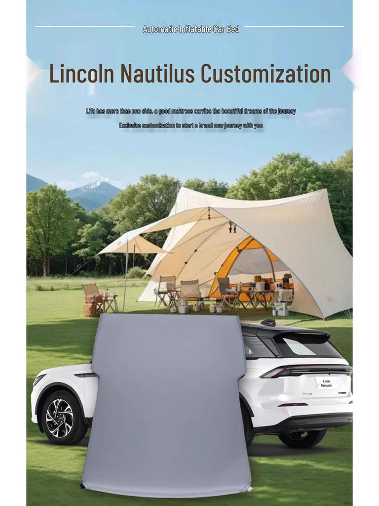 Inflatable Mattress for 2025 Lincoln Nautilus - Car Sleeping Pad for Rear Seat or Trunk