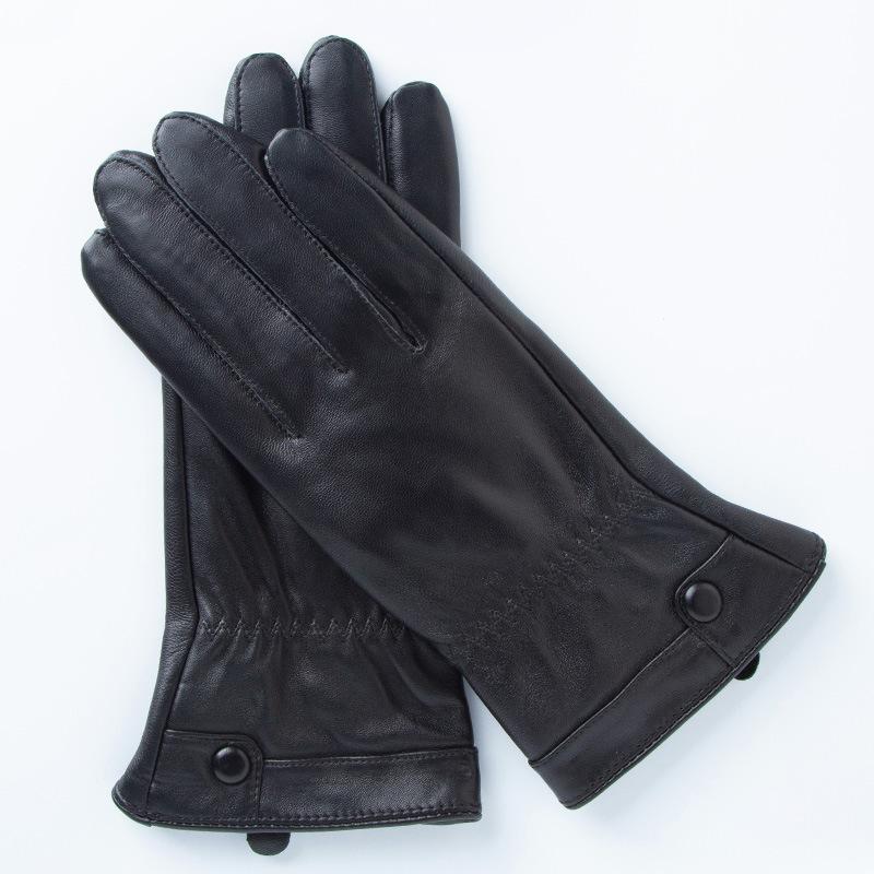 

Осень и Зима Мода Натуральная Кожа Овчина Перчатки для Женщин с Бархатной Теплой Пряжкой для Ногтей Коралловый Бархат Сенсорный Экран Уличные Катание Вождение One size