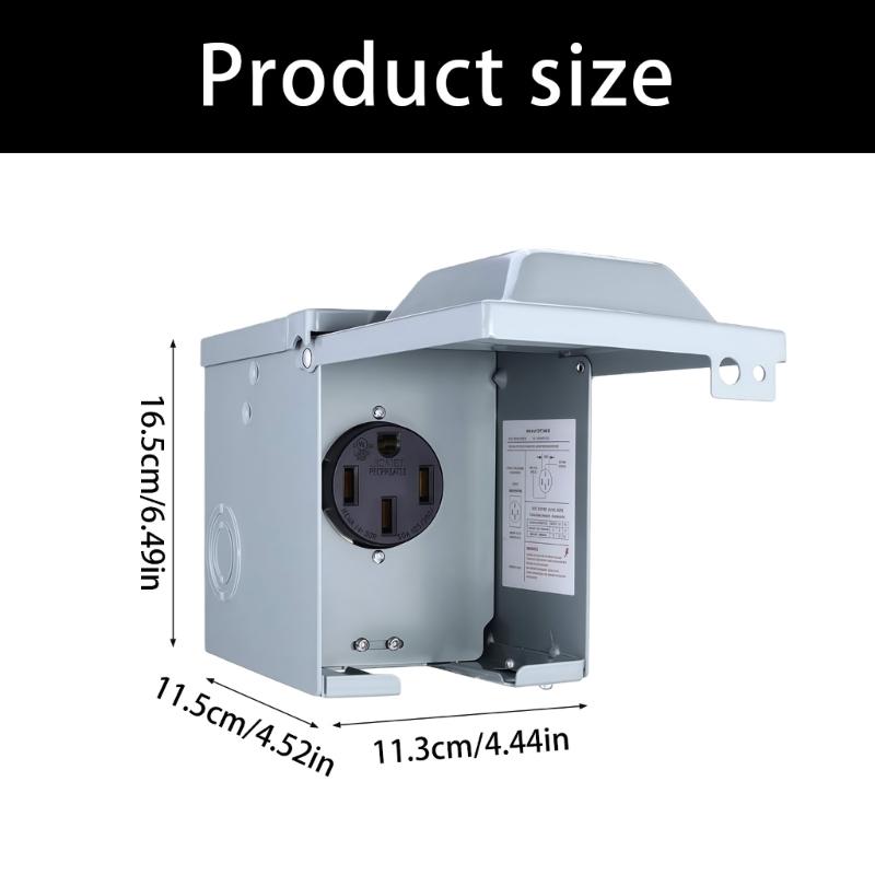 Universal 14-50R Power Connector For Most Recreational Vehicles and Electric Cars Facilitating Hassle Free Charging Across Various Models