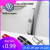 2026 Caliente Para Volkswagen VW 4 Piezas Tira Anticolisión de Goma Protectoras para Puerta de Coche Espejo Retrovisor Pegatinas Para Volkswagen VW Touran