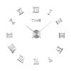 Beliebte dreidimensionale Wanduhr mit römischen Ziffern, kreative Wohnzimmer- und Schlafzimmeruhr, moderne Wandaufkleber-Wanduhr