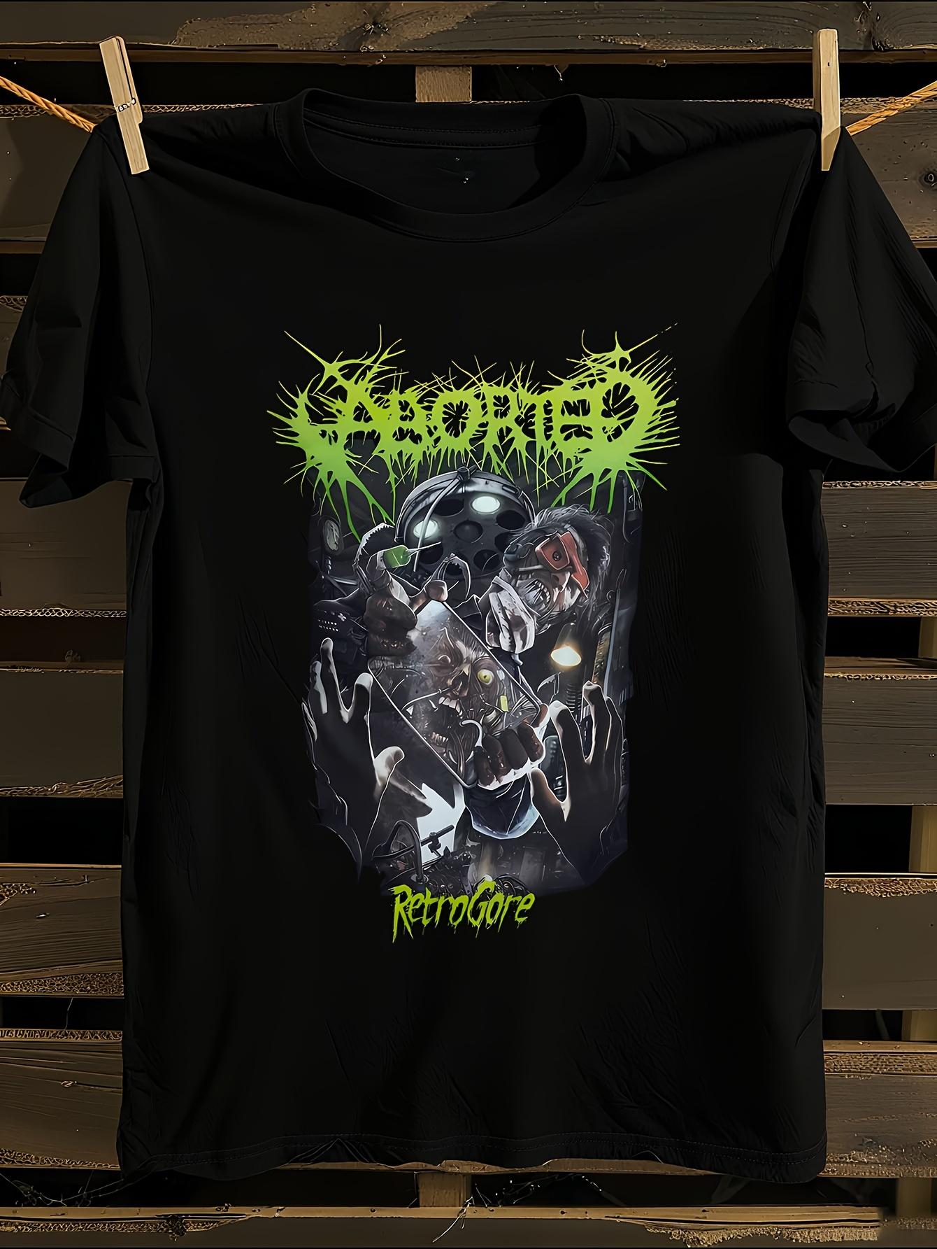 Retrogore Aborted Band Graphic T-shirt XXL