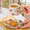Hand-Painted Ceramic Coffee and Tea Cup for Girls – Stylish, High-Value Design