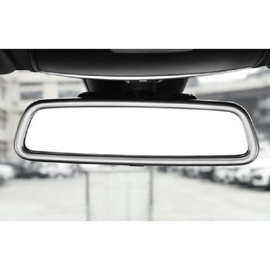 2015-21 Rearview Mirror Frame Middle Console Silver Chrome For Benz C-Class W205