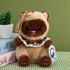 Adorable Flower Cat Plush Desk Companion & Backpack Pendant