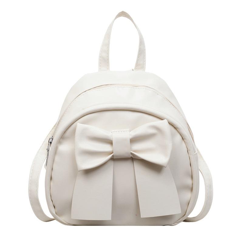 Süßer einfacher kleiner Rucksack mit Schleife, Sommer-Neuheit, Mini-Damen-Mode-Rucksack