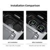 ARC1 2Pcs Car Water Cup Mat Auto Interior Storage Pad For Honda Civic Accord Crosstour Spirior Odyssey Avancier UR-V Sienna Elysion