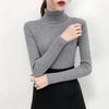 Pulover cu guler la modă Pulover subțire și solid Pulovere tricotate Toamnă Iarnă Haine pentru femei Casual cu mânecă lungă Pulovere calde 28663