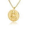 Aphrodite Necklace for Women Gold Color Greek Mythology Goddess Pendant Choker Necklace Goth Jewelry Mothers Day Gift 2024