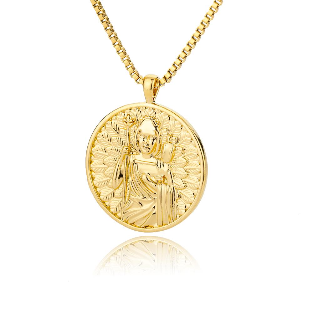 Aphrodite Necklace for Women Gold Color Greek Mythology Goddess Pendant Choker Necklace Goth Jewelry Mothers Day Gift 2024