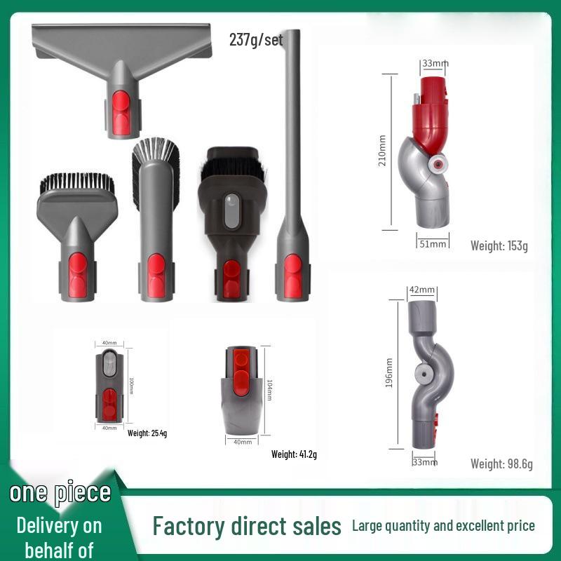 Dyson Vacuum Accessories: Nozzle & Crevice Brushes for V7-V15 Models