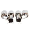 Stainless Steel Exhaust Pipe Tips 4 Outlet Tail Throat Bevel Mouth Fit for A4 A5 A6 A7 S4 S5 S6 S7