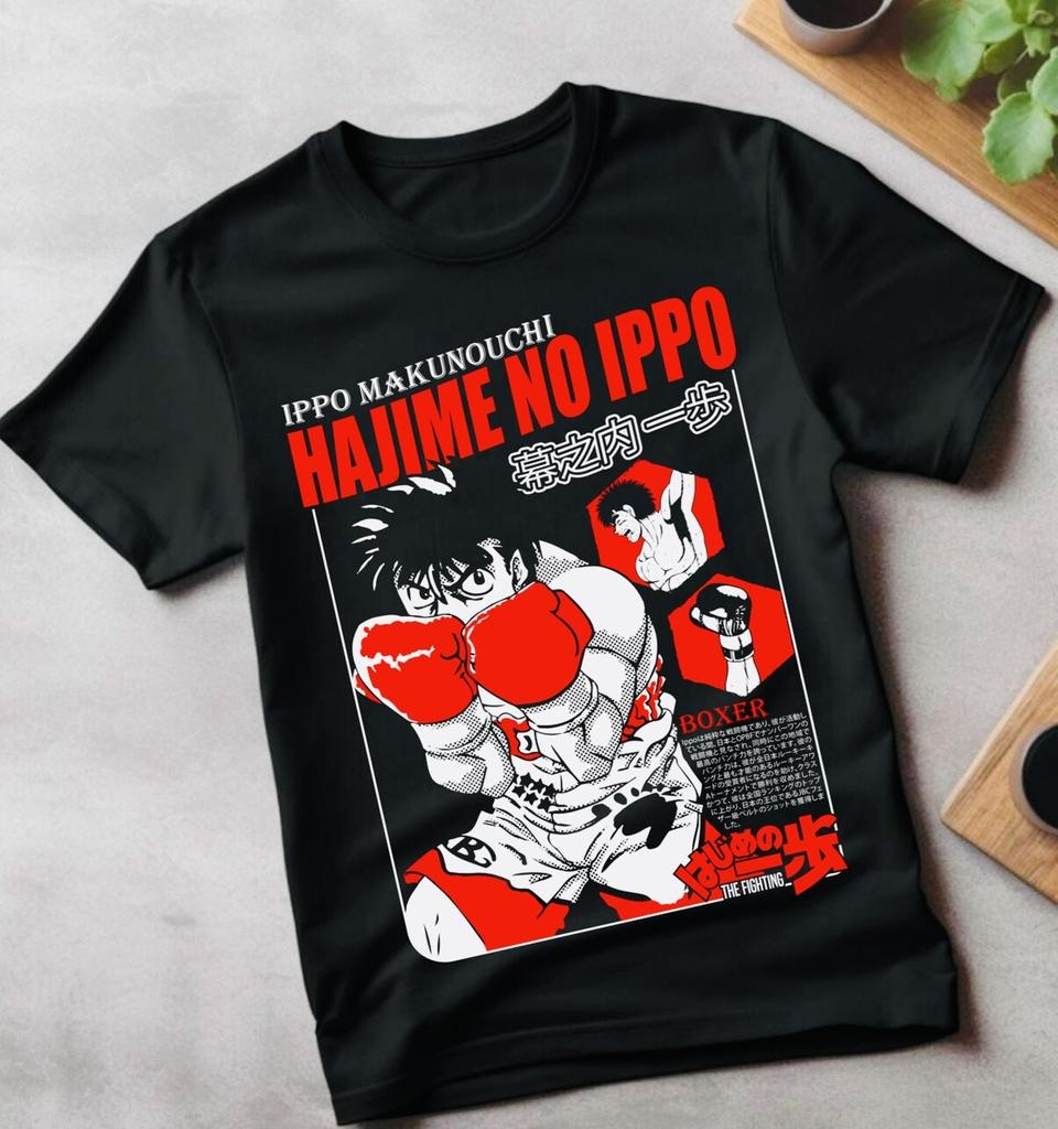 Hajime No Ippo Tshirt Kamogawa Boxing Gym Ippo Makunouchi Kbg Sport Shirt