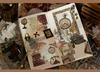 Yuxian Retro Collection: 4 Types of Journal Collage & Sealing Stickers