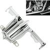 HDBUBALUS Motorcycle Tappet Lifter Block Accent Cover for Harley Twin Cam Street Glide Road King 1999-2017 Chrome