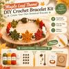 DIY Nature-Inspired Crochet Bracelet Kit with Tools and Gift Box